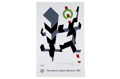 Lot 1180 - Allan D'Arcangelo - Olympic Games Munich 1972 poster | signed and inscribed serigraph