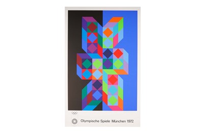 Lot 1184 - Victor Vasarely - Olympic Games Munich 1972 poster | serigraph