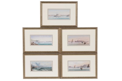 Lot 27 - Vincenzo d'Esposito - Five Views of Malta | watercolour