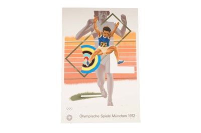 Lot 271 - Peter Phillips - Olympic Games Munich 1972 poster | signed artist's proof serigraph