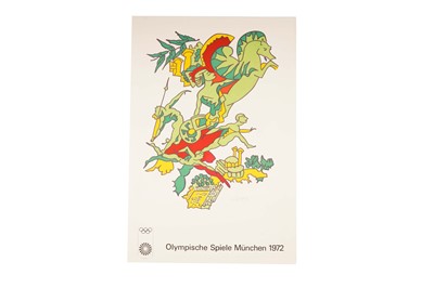 Lot 1187 - Charles Lapicque - Olympic Games Munich 1972 poster | signed lithograph