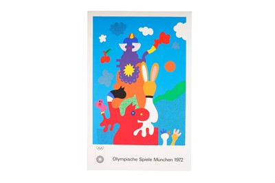 Lot 1188 - Otmar Alt - Olympic Games Munich 1972 poster | signed limited edition serigraph