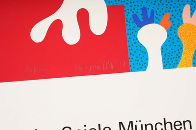 Lot 1188 - Otmar Alt - Olympic Games Munich 1972 poster | signed limited edition serigraph