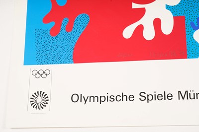 Lot 1188 - Otmar Alt - Olympic Games Munich 1972 poster | signed limited edition serigraph
