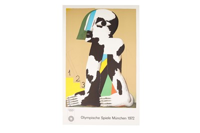 Lot 1189 - Horst Antes - Olympic Games Munich 1972 poster | signed lithograph