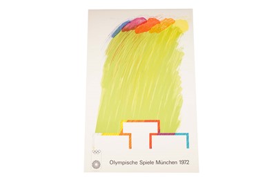 Lot 1190 - Richard Smith CBE - Olympic Games Munich 1972 poster | signed lithograph collage