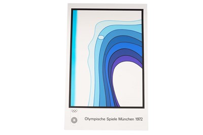 Lot 1191 - Jan Lenica - Olympic Games Munich 1972 poster | serigraph on wove paper