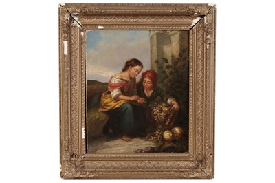 Lot 93 - Thomas Kent Pelham - The Young Fruit Sellers | oil