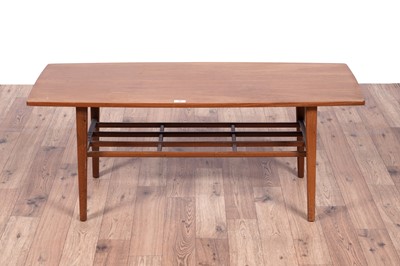 Lot 45 - After Grete Jalk for Glostrup Møbelfabrik: a Mid Century teak coffee table