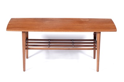 Lot 45 - After Grete Jalk for Glostrup Møbelfabrik: a Mid Century teak coffee table