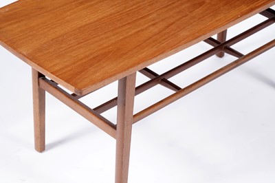 Lot 45 - After Grete Jalk for Glostrup Møbelfabrik: a Mid Century teak coffee table