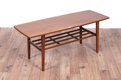 Lot 45 - After Grete Jalk for Glostrup Møbelfabrik: a Mid Century teak coffee table