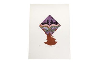 Lot 328 - Ivor Abrahams - Mask of Red Death | limited edition colour screenprint