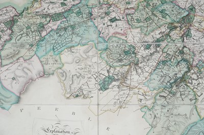 Lot 29 - Greenwood and Fowler's Map of Edinburgh and Holy Island