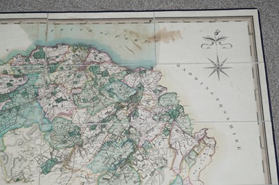 Lot 29 - Greenwood and Fowler's Map of Edinburgh and Holy Island