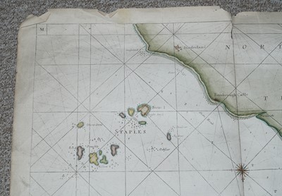 Lot 29 - Greenwood and Fowler's Map of Edinburgh and Holy Island