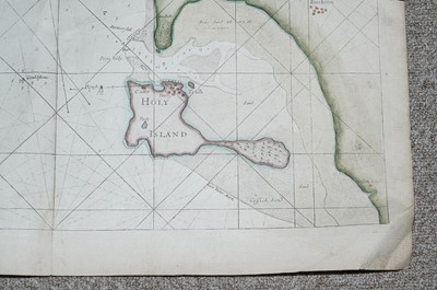 Lot 29 - Greenwood and Fowler's Map of Edinburgh and Holy Island