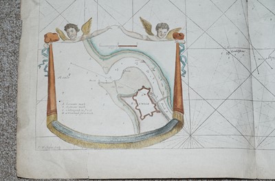 Lot 29 - Greenwood and Fowler's Map of Edinburgh and Holy Island