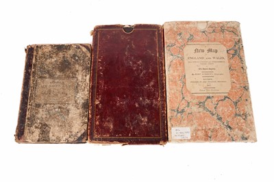 Lot 31 - Russell's Atlas and two maps of England and Wales