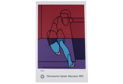 Lot 1202 - Valerio Adami - Olympic Games Munich 1972 poster | artist's proof serigraph