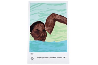 Lot 275 - Ronald Brooks Kitaj RA - Olympic Games Munich 1972 poster | signed serigraph