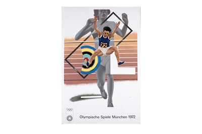 Lot 277 - Peter Phillips - Olympic Games Munich 1972 poster | signed limited edition serigraph