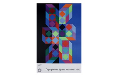 Lot 280 - After Victor Vasarely - Olympic Games Munich 1972 poster | serigraph