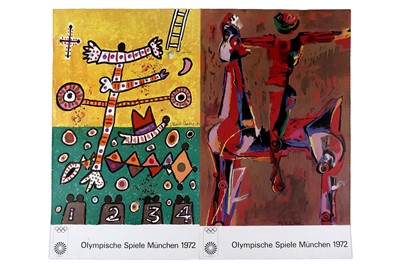 Lot 1220 - 20th Century - Four Olympic Games Munich 1972 posters | Second Edition lithographs and serigraphs