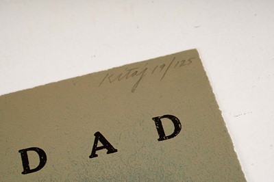 Lot 1071 - Ronald Brooks Kitaj RA - Baghdad | colour screenprint