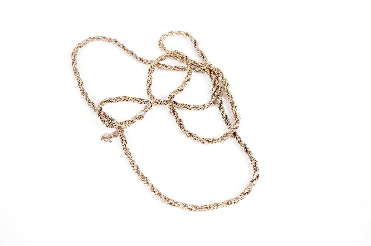 Lot 536 - A 9ct yellow gold fancy ropetwist chain necklace