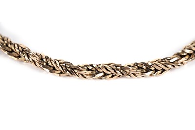 Lot 536 - A 9ct yellow gold fancy ropetwist chain necklace