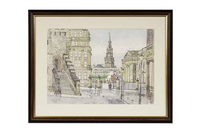 Lot 1243 - Charles Herbert "Charlie" Rogers - Castle, Moot Hall & All Saints, Newcastle | watercolour