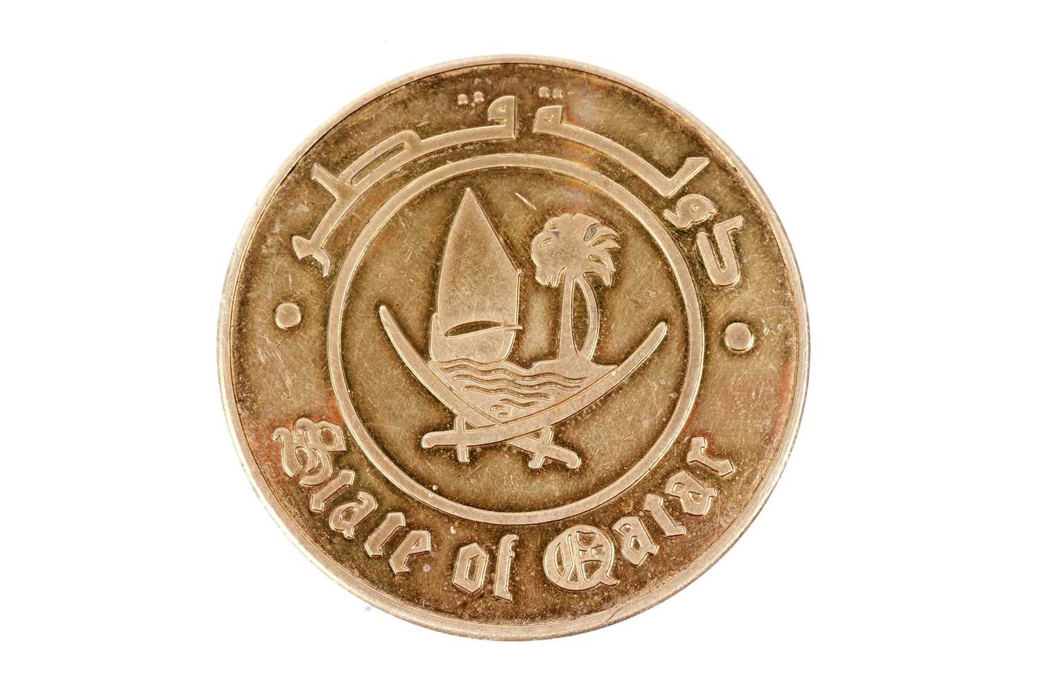 Lot 1295 - A Gold Coin State of Qatar