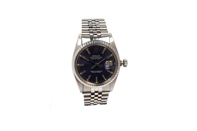 Lot 1020 - Rolex Oyster Perpetual Datejust: a stainless steel cased superlative chronometer wristwatch