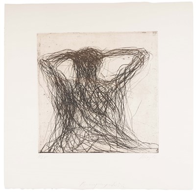 Lot 1126 - Max Uhlig - Bewegungsstudie, 1982 | etching
