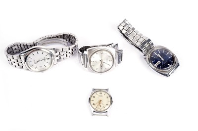 Lot 677 - Three Seiko watches and a Rotary Junior watch