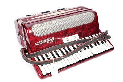 Lot 380 - An Italian Pigliacampo Numana piano accordion