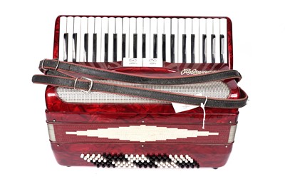Lot 380 - An Italian Pigliacampo Numana piano accordion