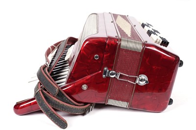 Lot 380 - An Italian Pigliacampo Numana piano accordion