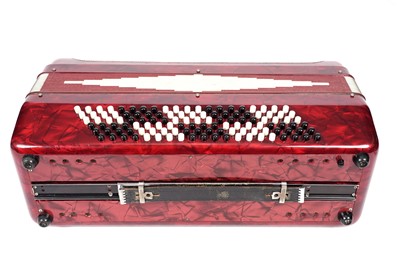 Lot 380 - An Italian Pigliacampo Numana piano accordion
