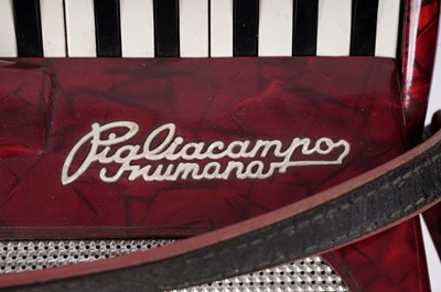 Lot 380 - An Italian Pigliacampo Numana piano accordion