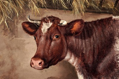 Lot 164 - Joseph Dixon Clark - South Gosforth Farm Prize Cow 1881 | oil