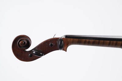 Lot 201 - A violin by Perry and Wilkinson, Dublin, numbered 2495; and original receipt