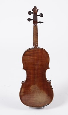 Lot 201 - A violin by Perry and Wilkinson, Dublin, numbered 2495; and original receipt