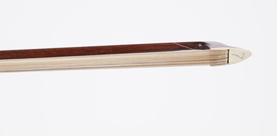 Lot 202 - A French violin bow stamped 'Leon Bernardel'