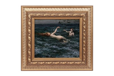 Lot 80 - Joseph Dixon Clark - The Nude Bathers | oil