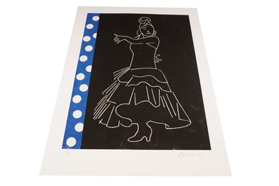 Lot 332 - Eduardo Arroyo - Flamenco, 2015 | colour lithograph