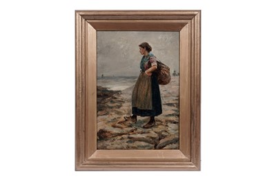 Lot 78 - Attributed to Robert Jobling - Awaiting the Return | oil