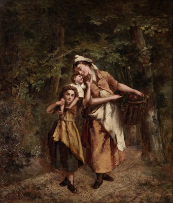 Lot 92 - R. L. Johnson - Fruit Gathering | oil