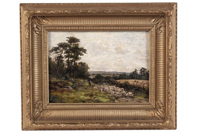 Lot 120 - Attributed to Joseph Dixon Clark - The Sheep Drive | oil